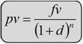 To calculate the cost-benefit of a solution properly, all financial values must be brought to the same point in time.