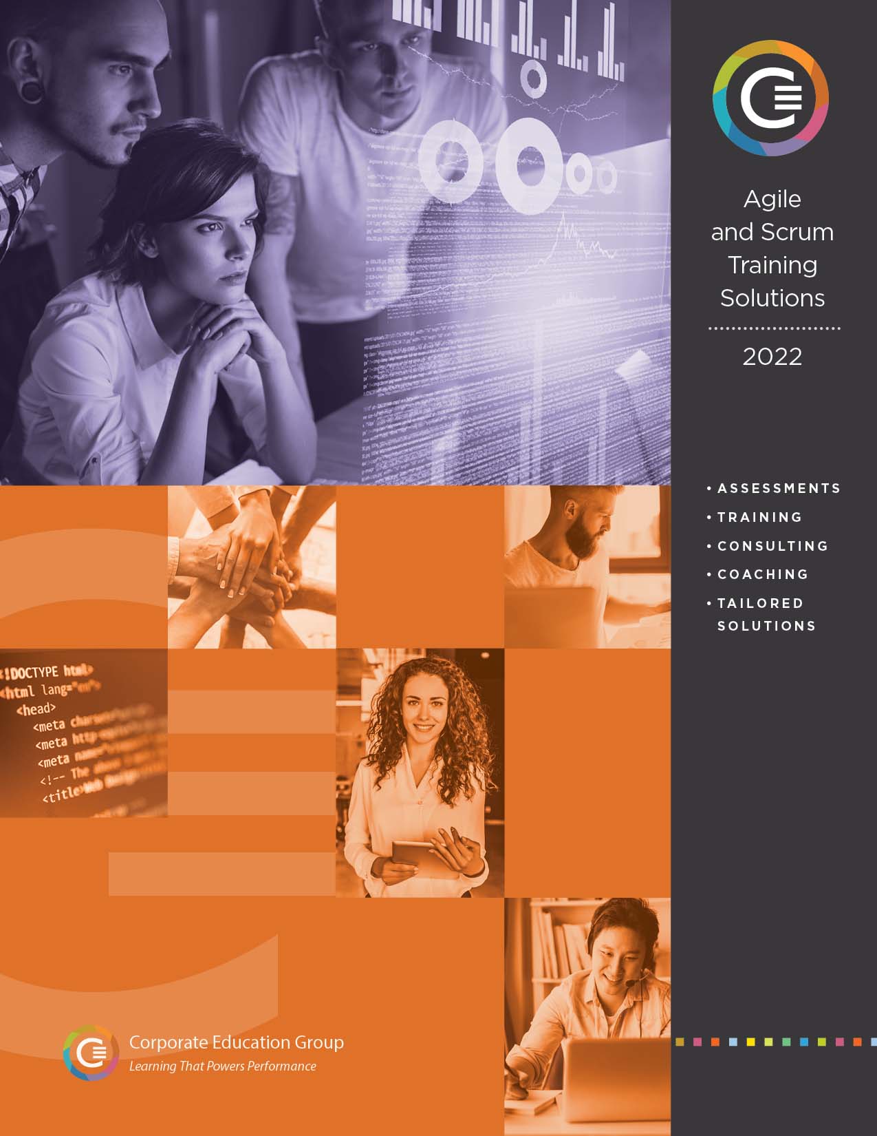 Agile and Scrum Training Solutions 2022 Catalog Cover