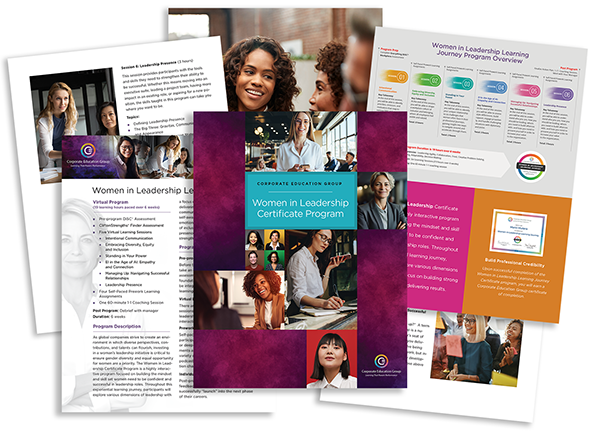 Women in Leadership Learning Journey Brochure