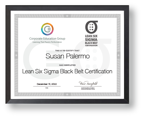 Lean Six Sigma Black Belt Certification Program